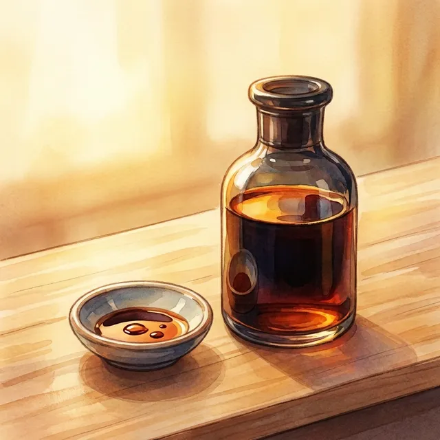 Soy sauce + a pinch of salt