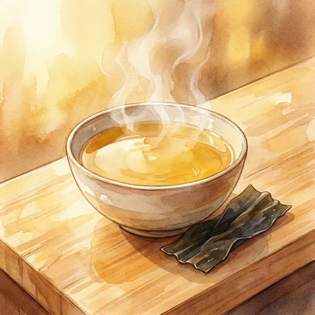 Dashi (kombu or instant dashi)