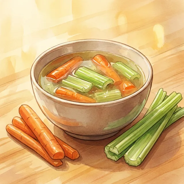 Low-sodium chicken or vegetable stock