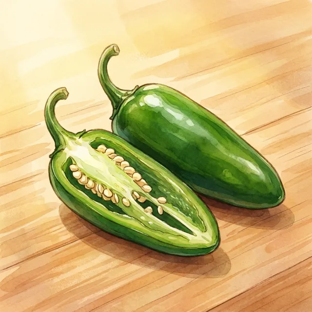 Jalapeño + a pinch of gochugaru