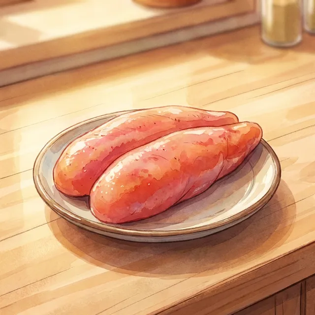 Another jeotgal (e.g. salted pollock roe)