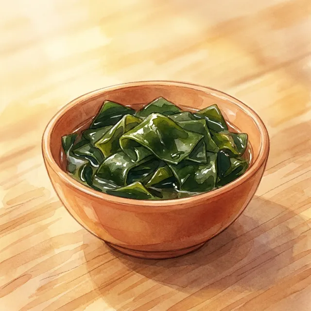 Dried wakame