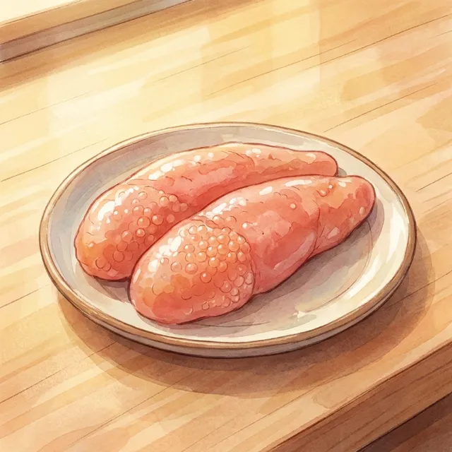 Another jeotgal (e.g. salted pollock roe)
