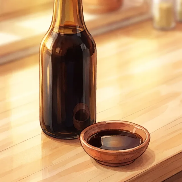 Japanese shoyu (regular soy sauce)